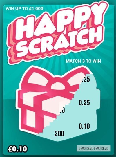 Happy Scratch £1 scratch card