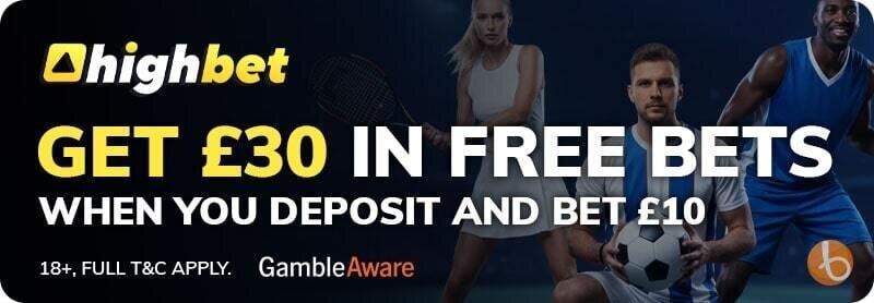 Highbet sports bonus banner