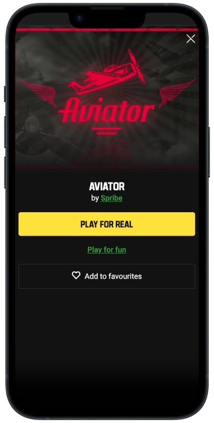 Aviator at Unibet