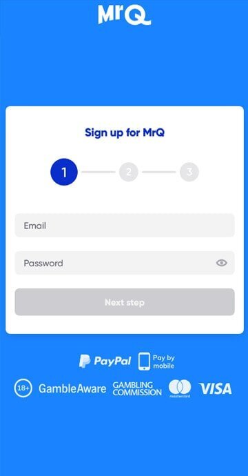 How to sign up to MrQ Casino