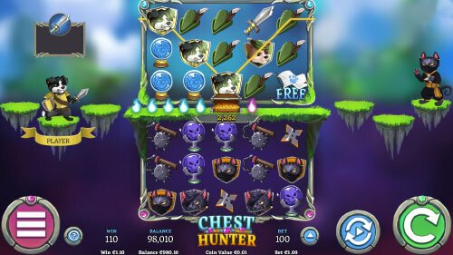 Screenshot from Chest Hunter slot