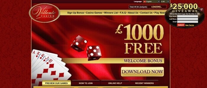 Villento Casino in November 2014