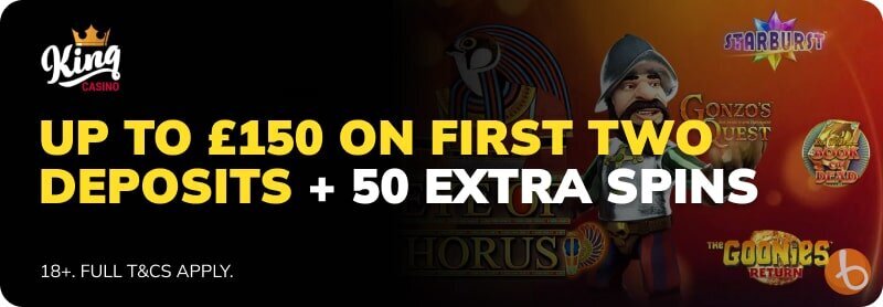 King Casino bonus offer