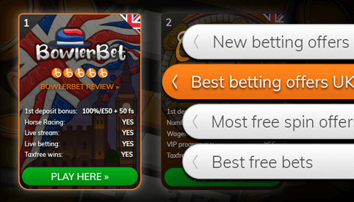 Get bet sign up offers from Bojoko