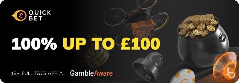 Bonus banner for QuickBet casino
