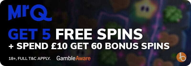 MrQ Bingo bonus banner