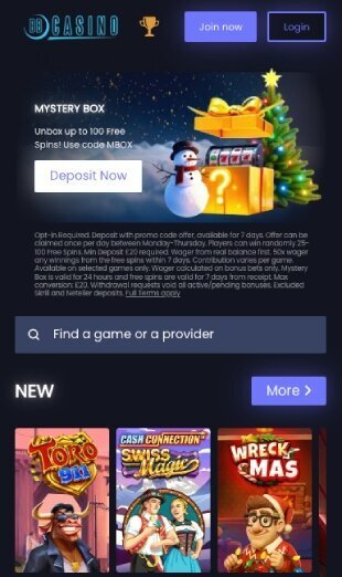 BBCasino on mobile
