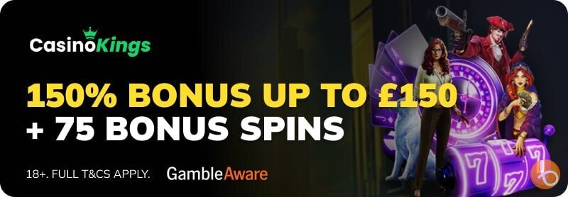 CasinoKings bonus banner