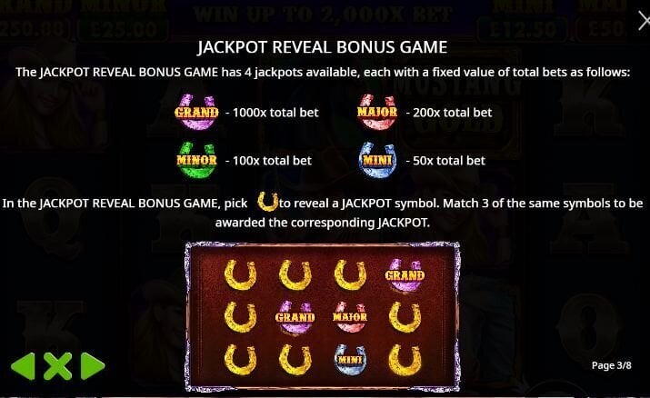 An image showing different jackpot icons of the slot