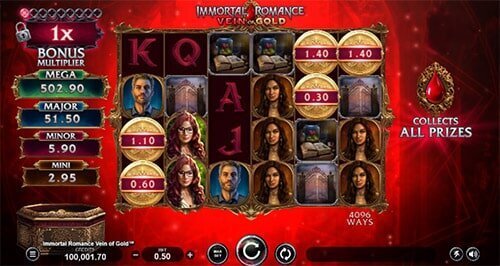 Immortal Romance Vein of Gold slot