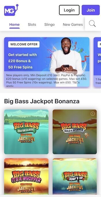 Mecca Games mobile casino