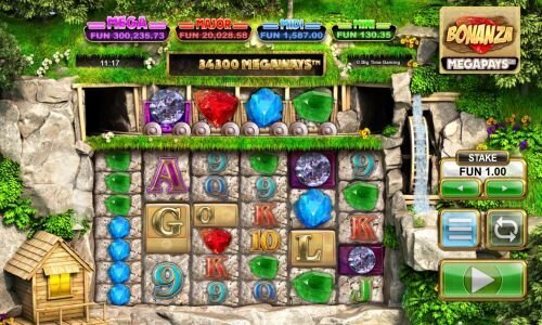 Screenshot of Bonanza Megaways slot