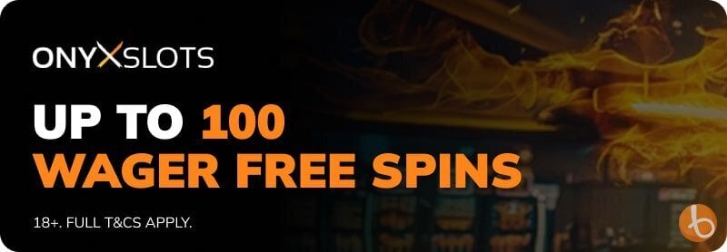 Onyx Slots Casino's welcome offer