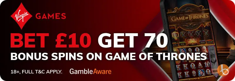 Welcome offer for Virgin Games
