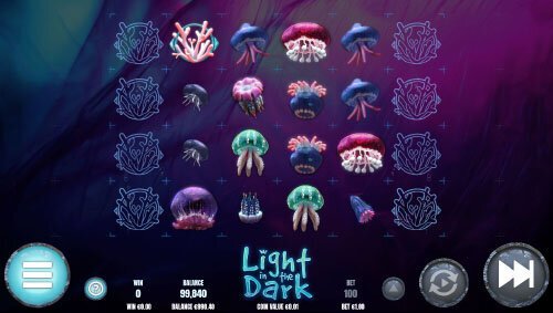 Screenshot from Light in the Dark slot