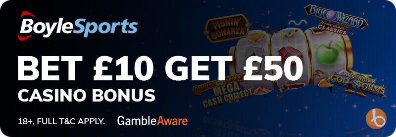 BoyleSports Casino bonus offer banner