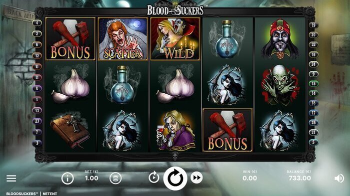 Blood Suckers slots by NetEnt