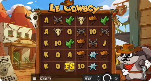 Le Cowboy slot screenshot