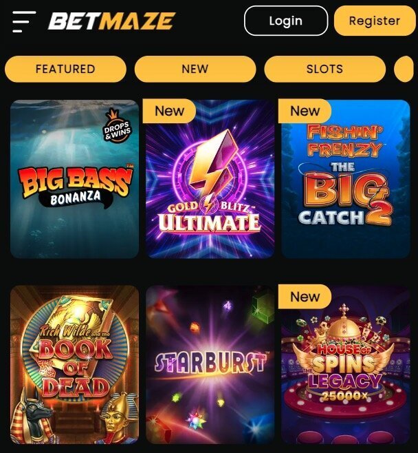 Betmaze games