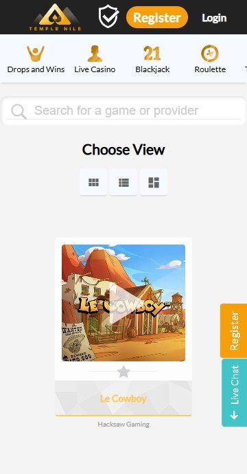 Temple Nile mobile screenshot
