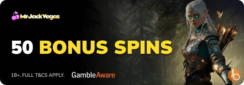 Bonus banner for Mr Jack Vegas