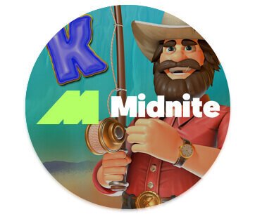 Midnite casino logo circle