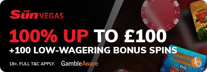 The Sun Vegas welcome bonus