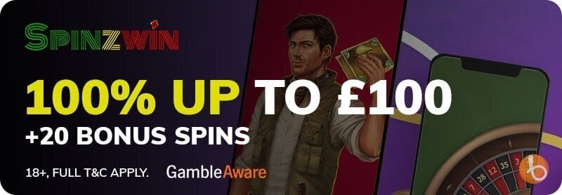 SpinzWin Casino welcome offer