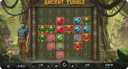 Gameplay screenshot of Ancient Tumble Megaways