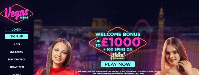 Vegas Wins casino in May 2020