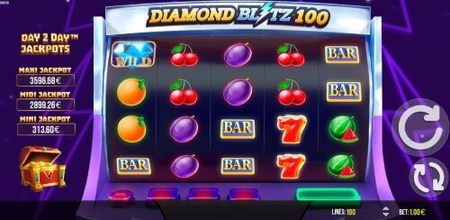 Fugaso Diamond Blitz 100 slot