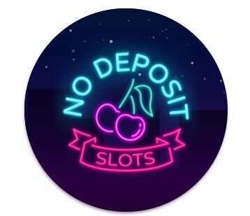 No Deposit Slots casino logo circle