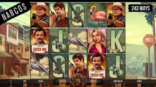 Narcos slot screenshot