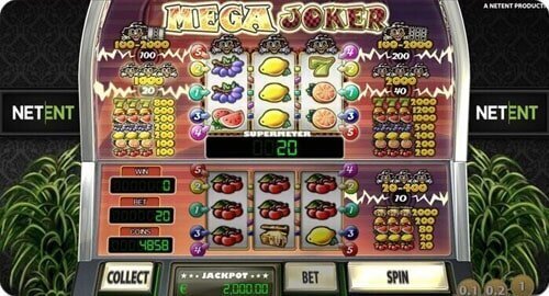 Mega Joker slot screenshot