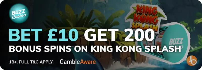 Buzz Casino welcome bonus
