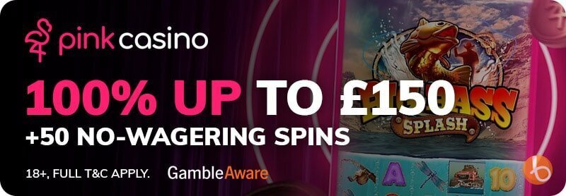 Pink Casino new player bonus offer