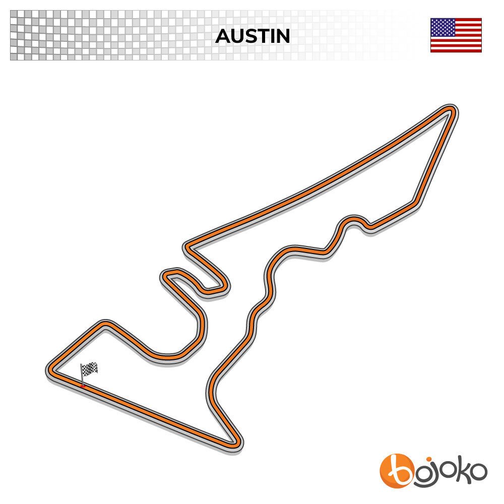 Circuit of the Americas Moto GP Track