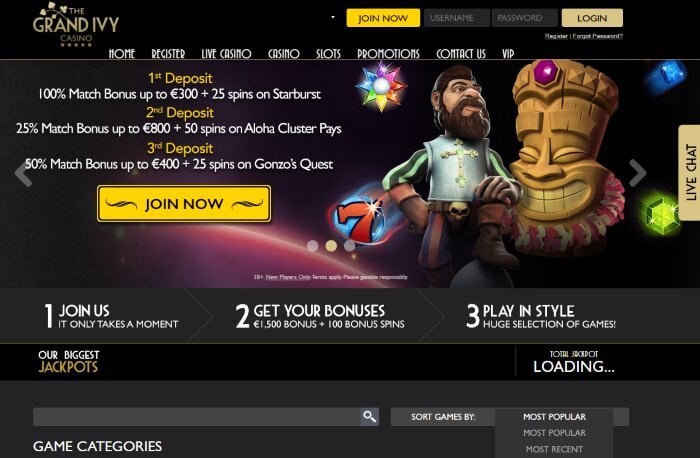 The Grand Ivy Casino December 2019