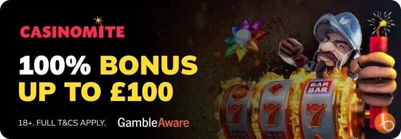 Casinomite bonus banner