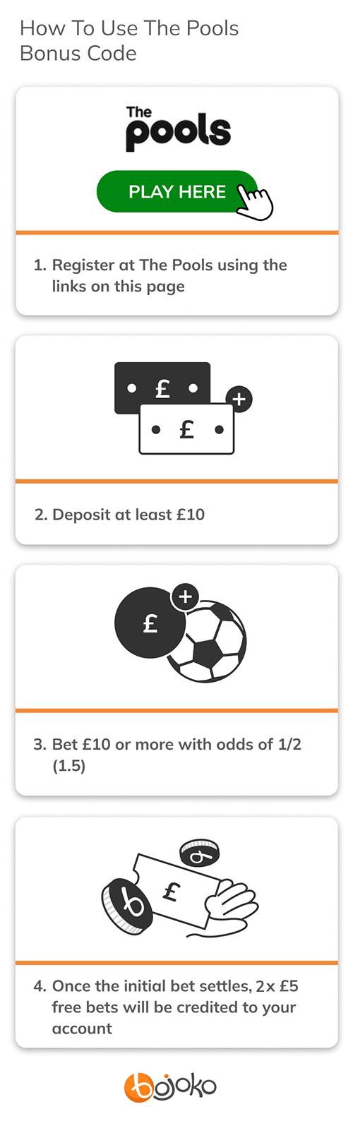 How to use The Pools bonus code