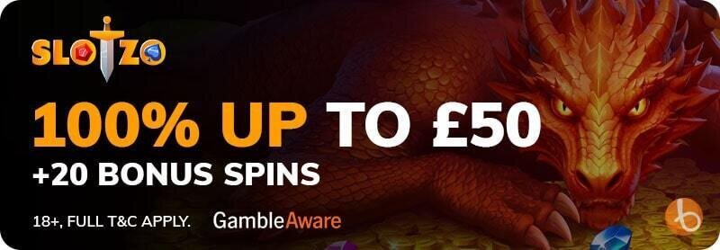 Slotzo Casino welcome bonus