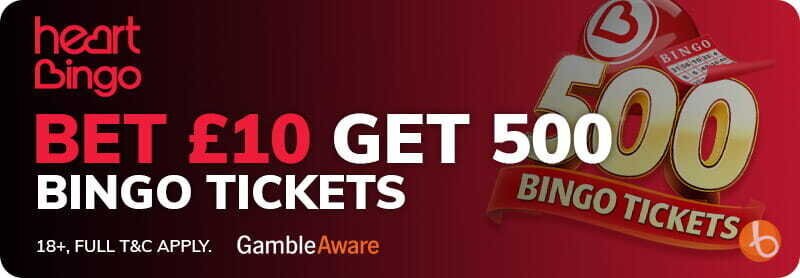 Heart Bingo bonus banner