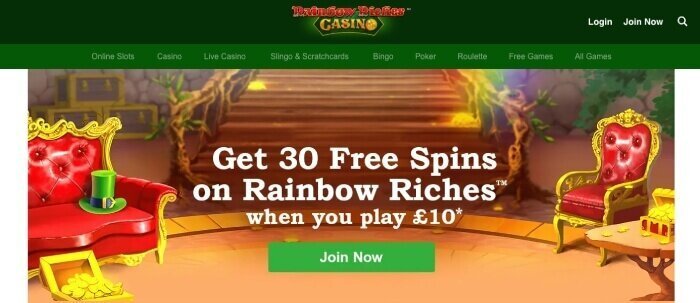 Rainbow Riches in February 2024