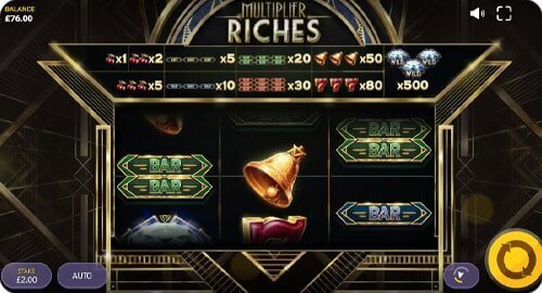 Multiplier Riches single payline slot