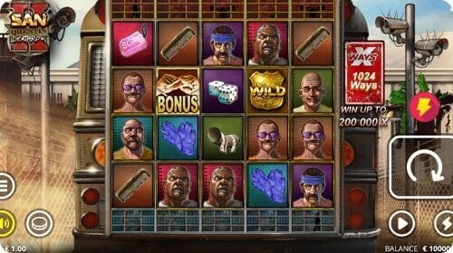 San Quentin 2 online slot screenshot