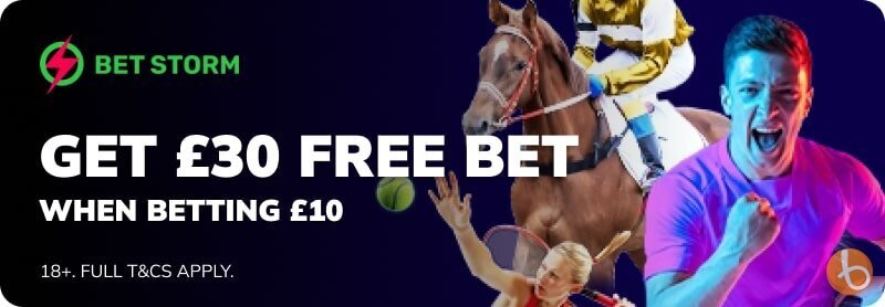 This is how the free bet offer from Betstorm looks like.