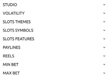 Megaways Casino game filters