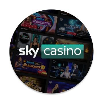 Sky casino circle logo