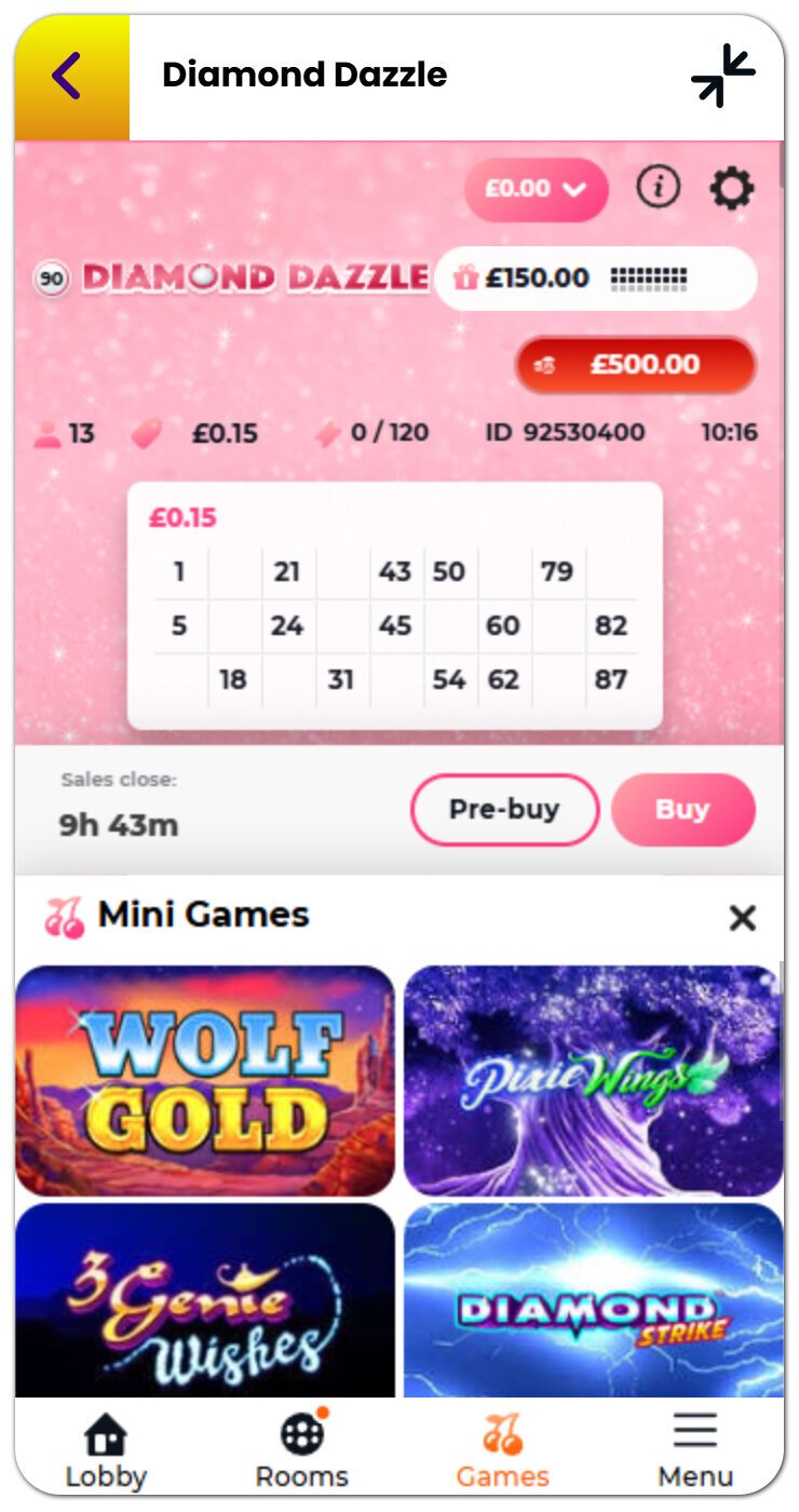 Pragmatic Play's bingo software at Jumpman Gaming sites