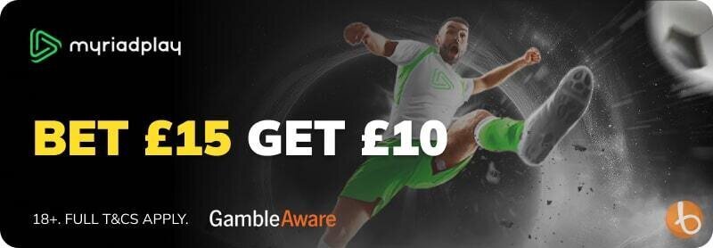 Myriad Play Free Bet Offer